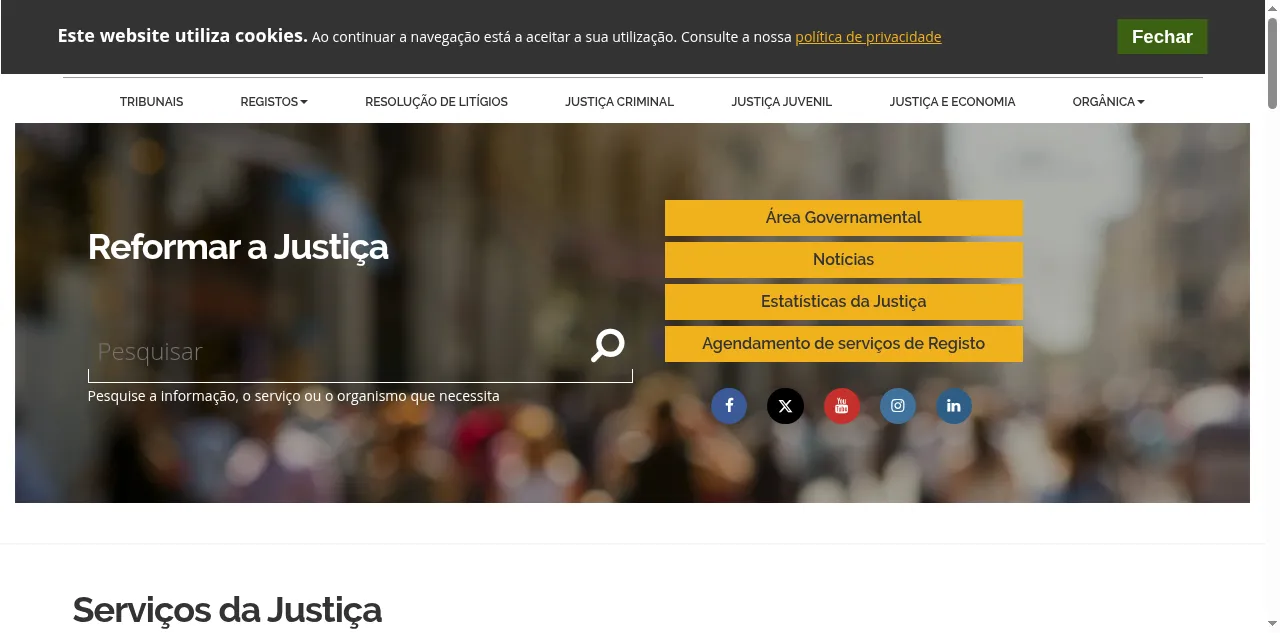 Preview of justica.gov.pt