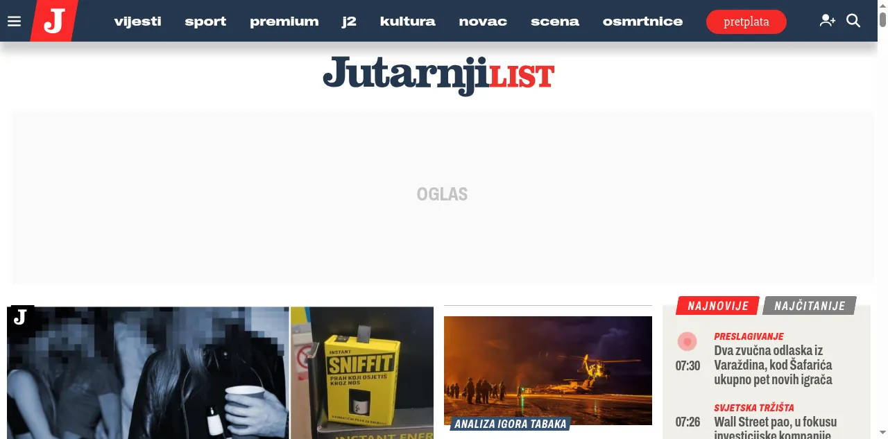 Preview of jutarnji.hr