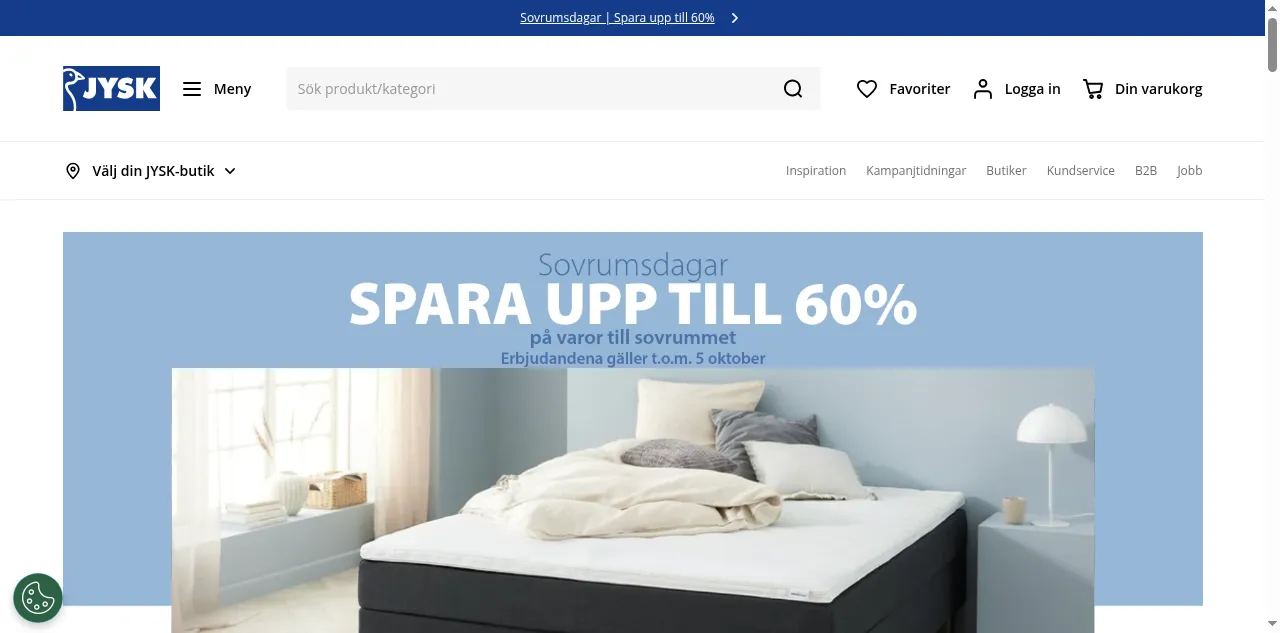 Preview of jysk.se