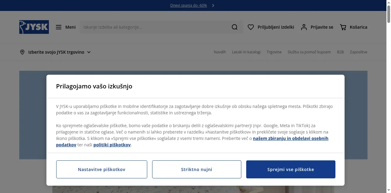 Preview of jysk.si