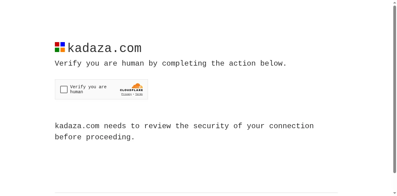Preview of kadaza.com