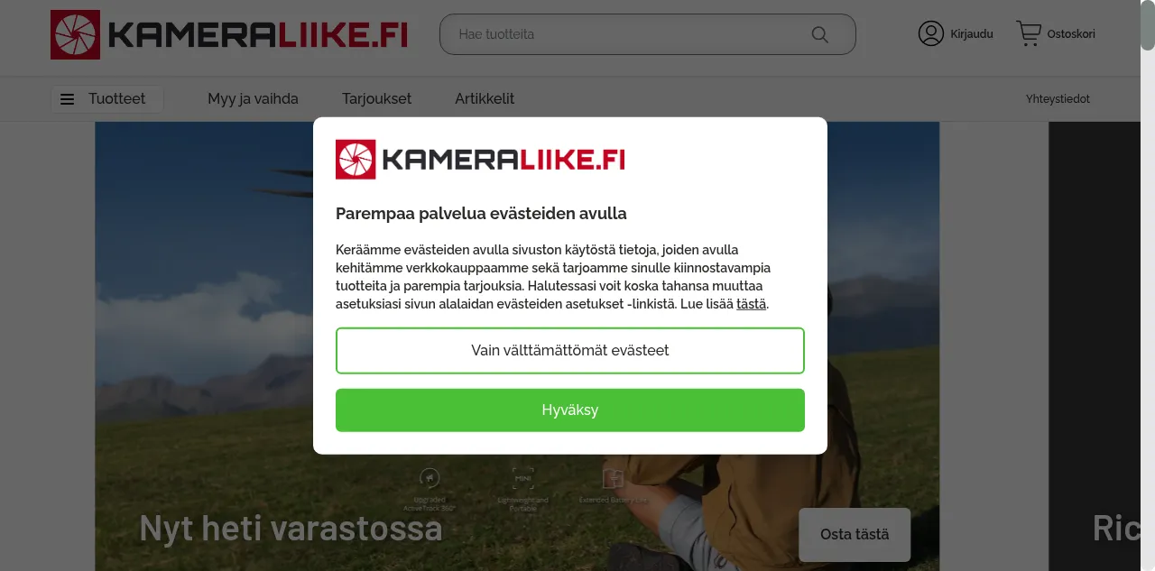 Preview of kameraliike.fi
