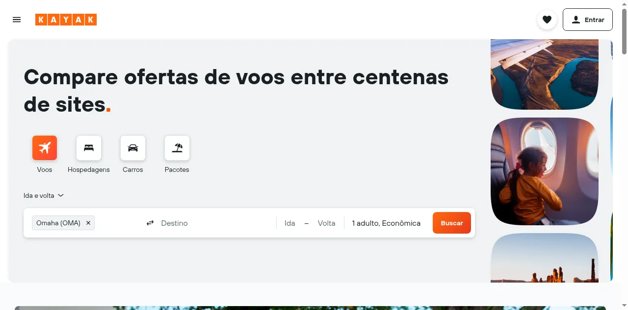 Preview of kayak.com.br