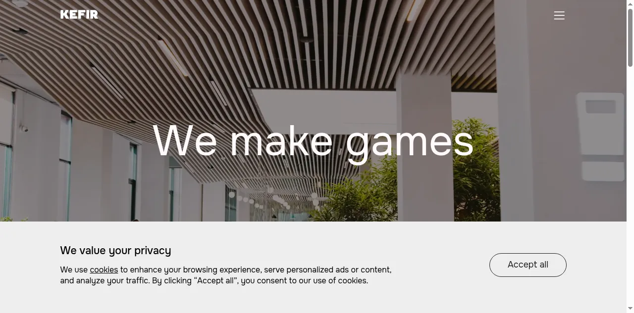 Preview of kefirgames.com