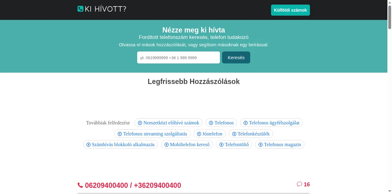Preview of kihivott.hu