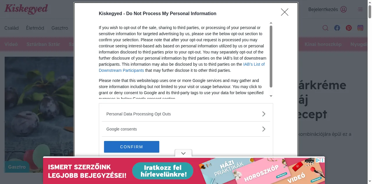 Preview of kiskegyed.hu
