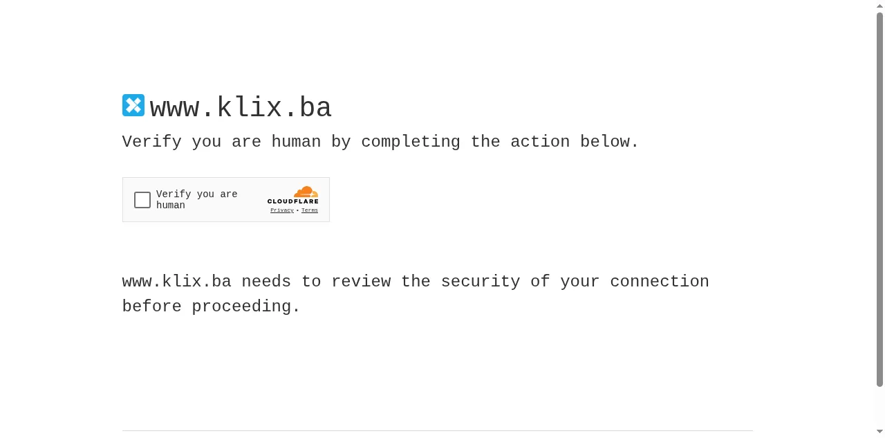 Preview of klix.ba