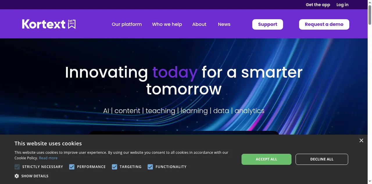 Preview of kortext.com