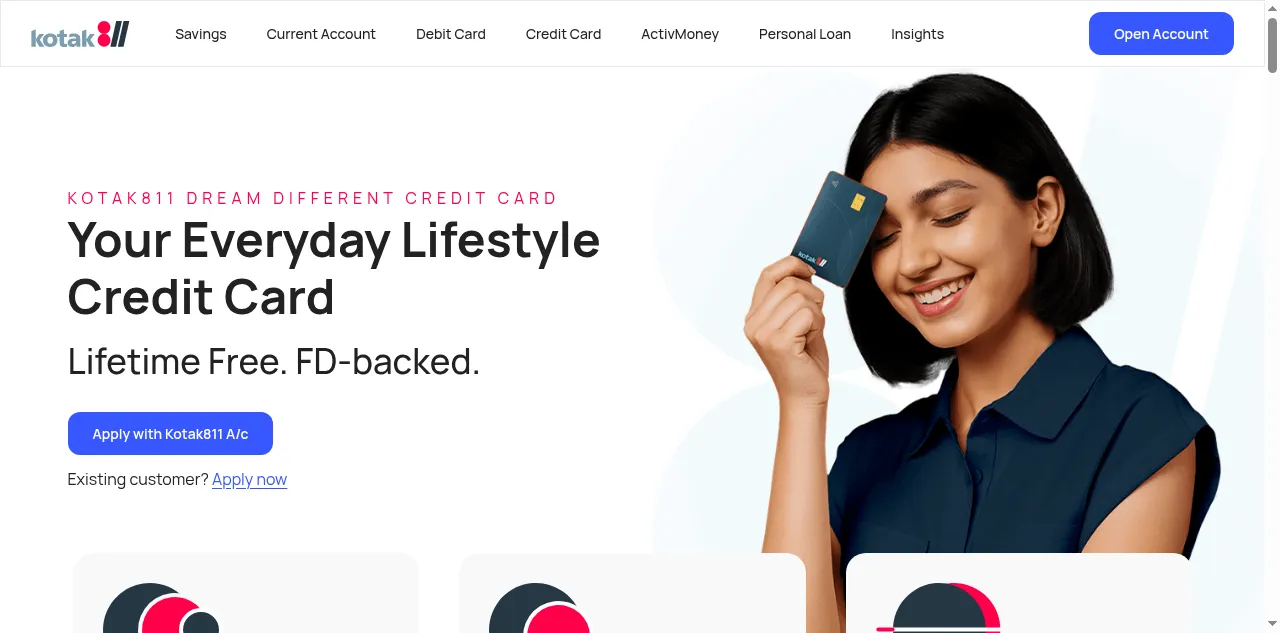 Preview of kotak811.com