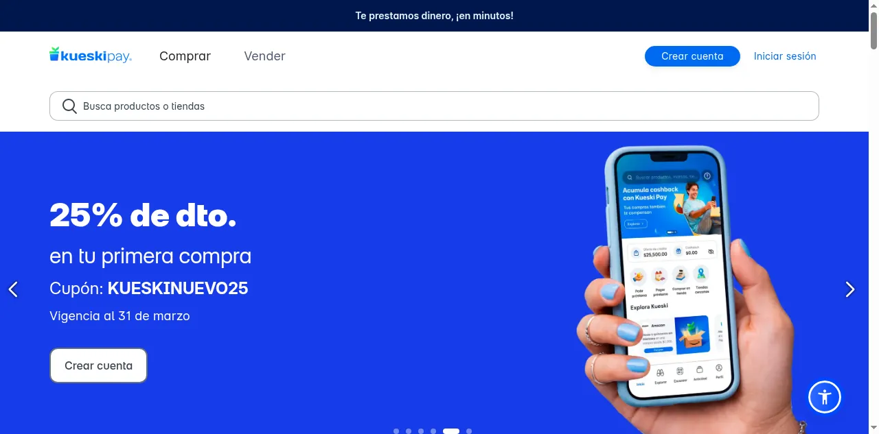 Preview of kueskipay.com