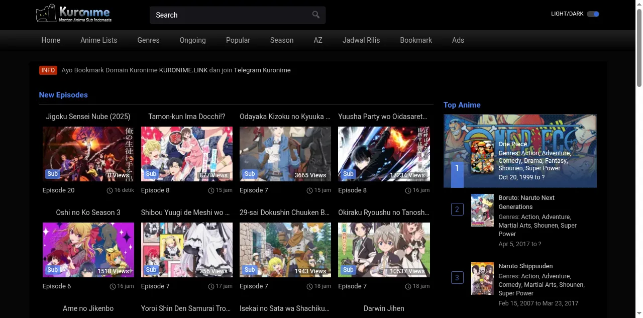 Preview of kuronime.fun