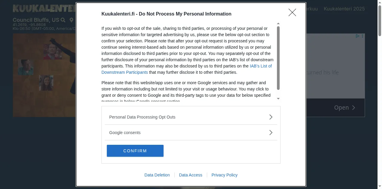 Preview of kuukalenteri.fi