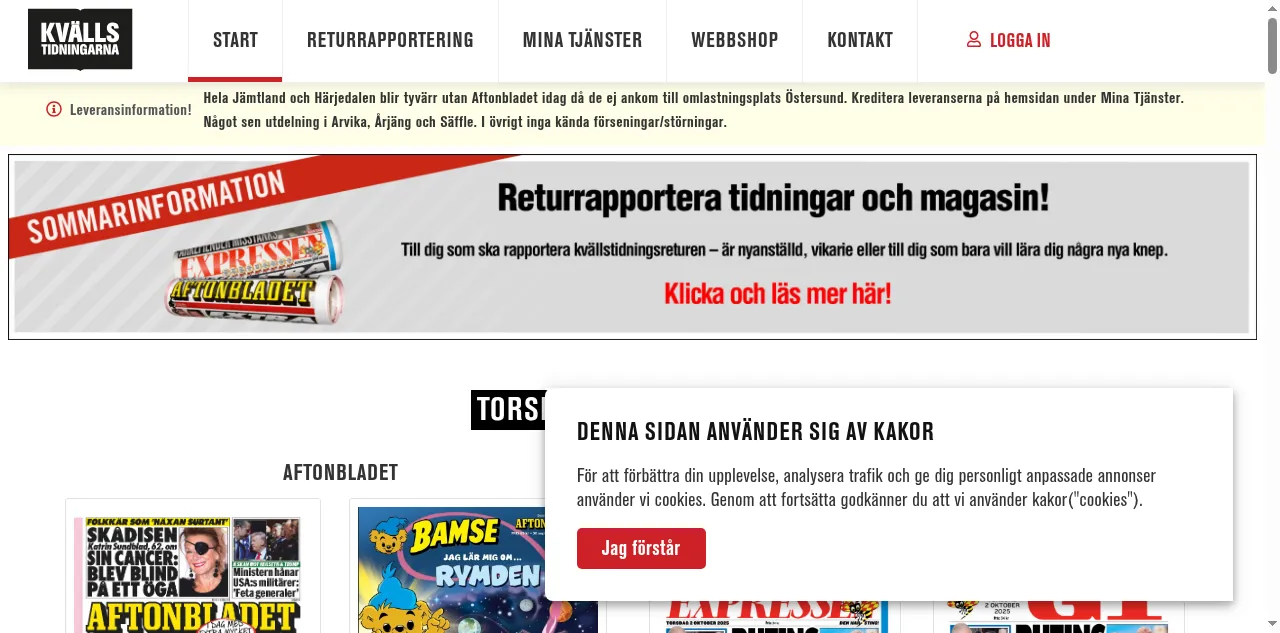 Preview of kvallstidningarna.se