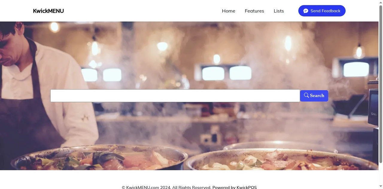 Preview of kwickmenu.com