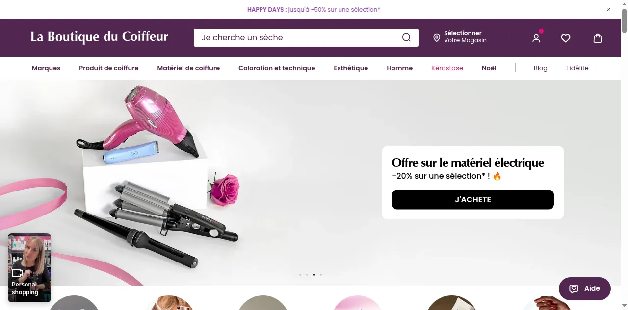 Preview of laboutiqueducoiffeur.com