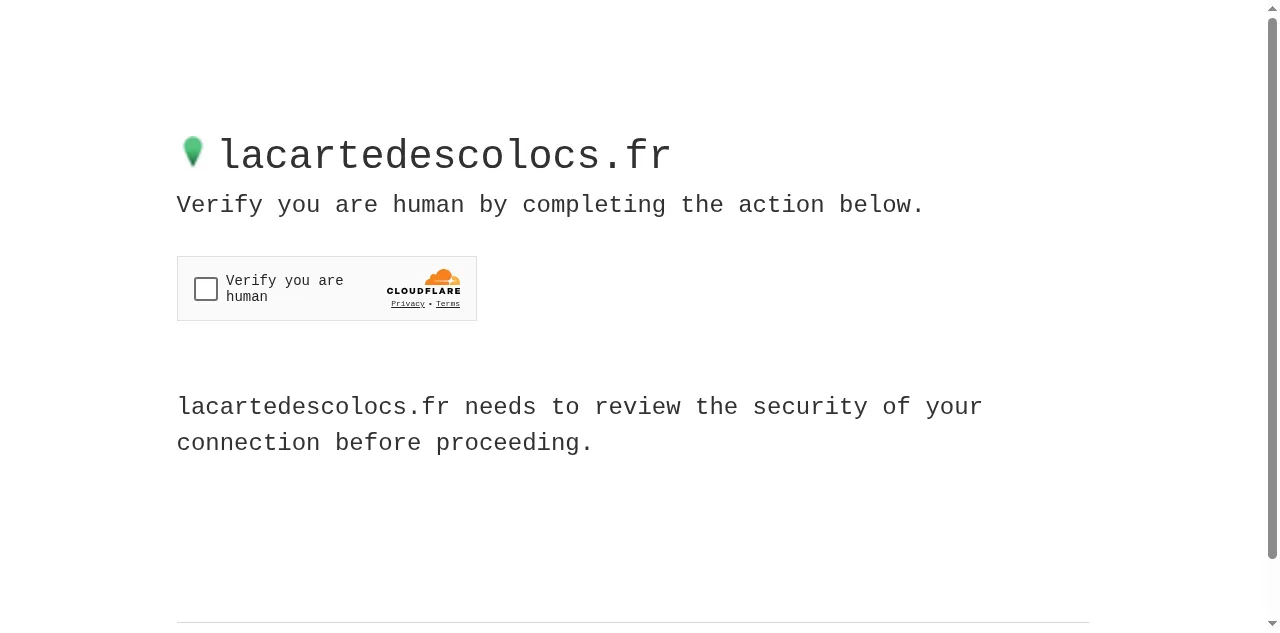Preview of lacartedescolocs.fr