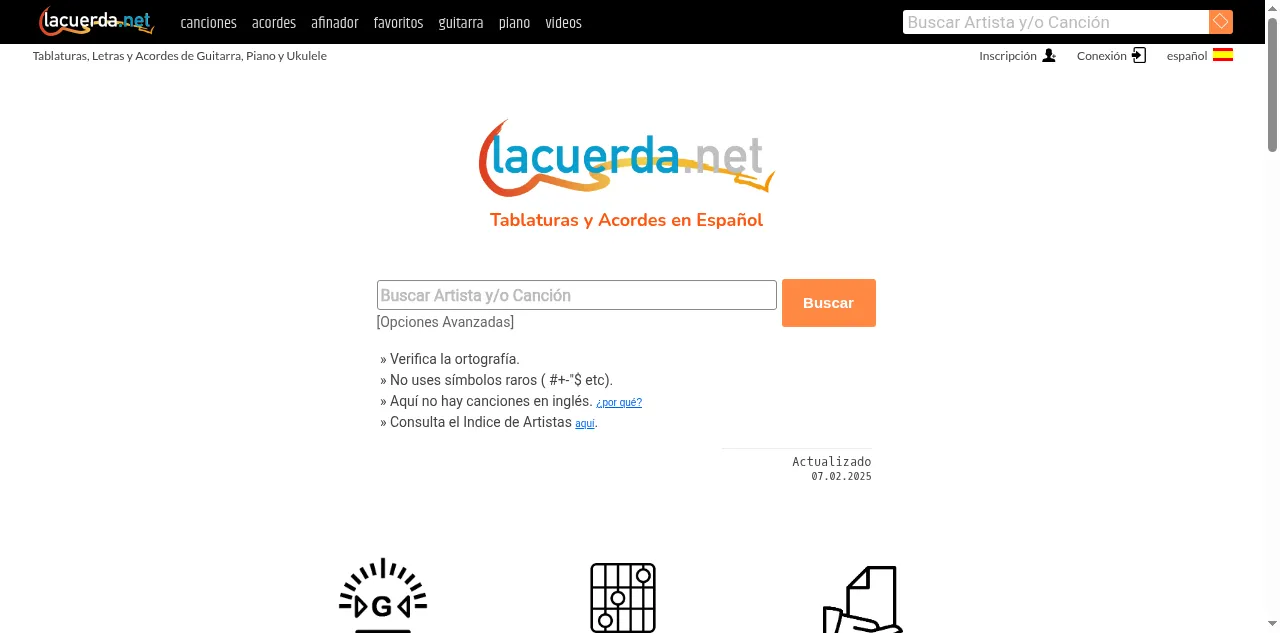 Preview of lacuerda.net