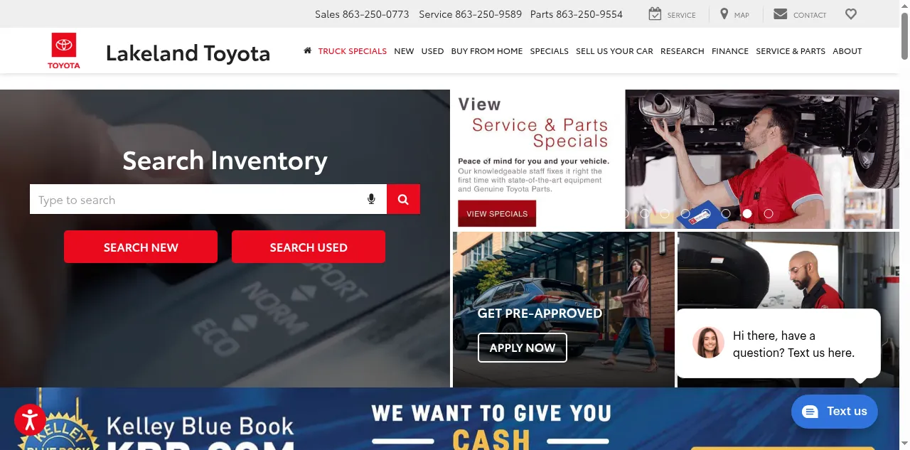 Preview of lakelandtoyota.com