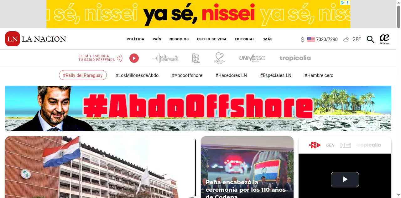 Preview of lanacion.com.py