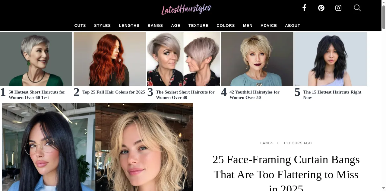 Preview of latest-hairstyles.com