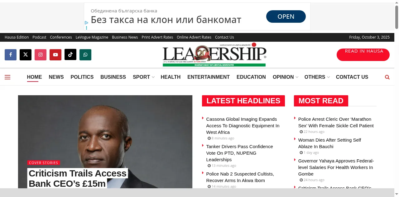 Preview of leadership.ng