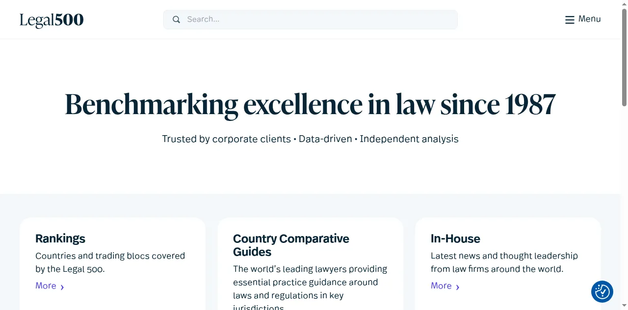 Preview of legal500.com