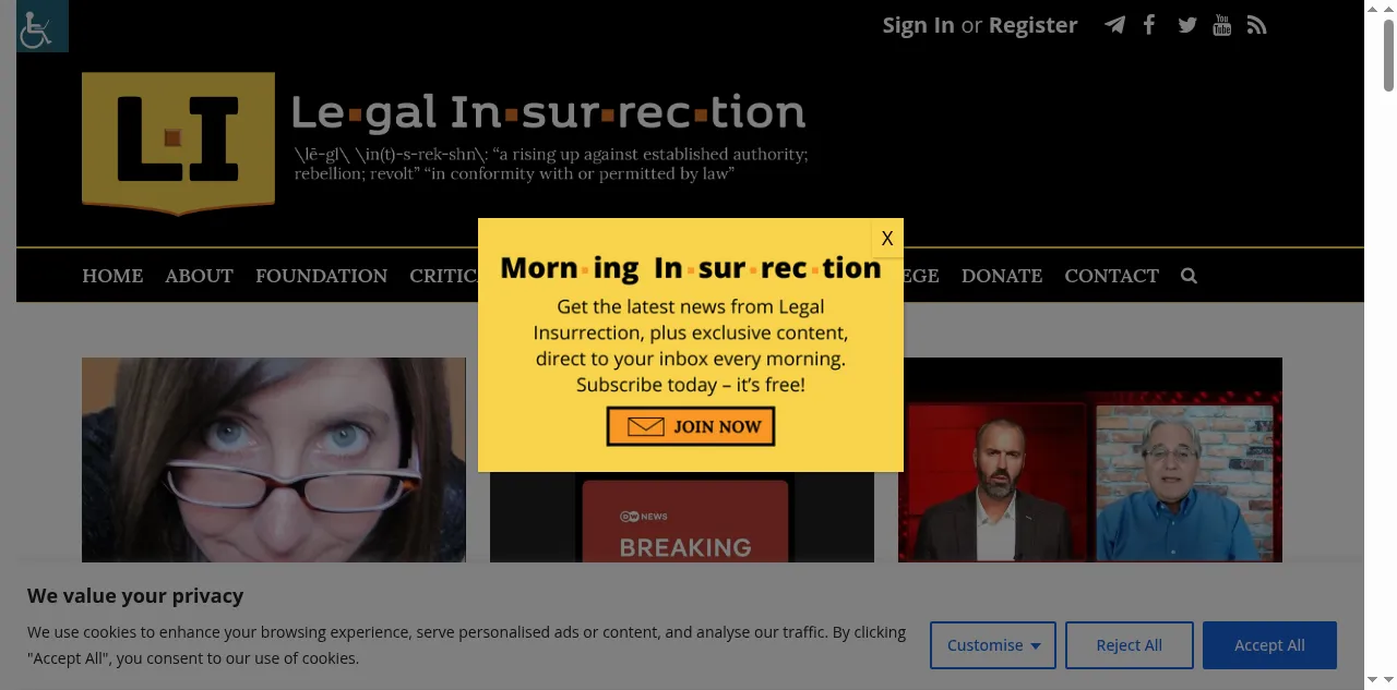 Preview of legalinsurrection.com