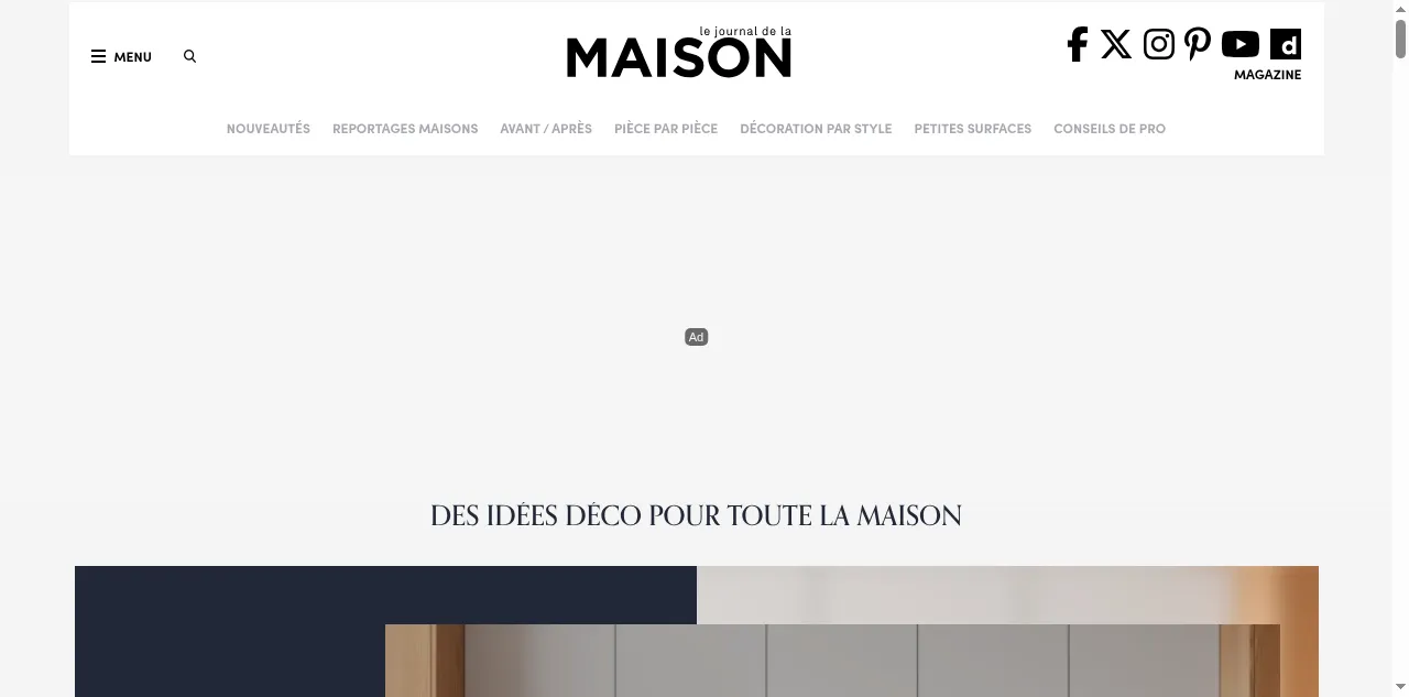 Preview of lejournaldelamaison.fr