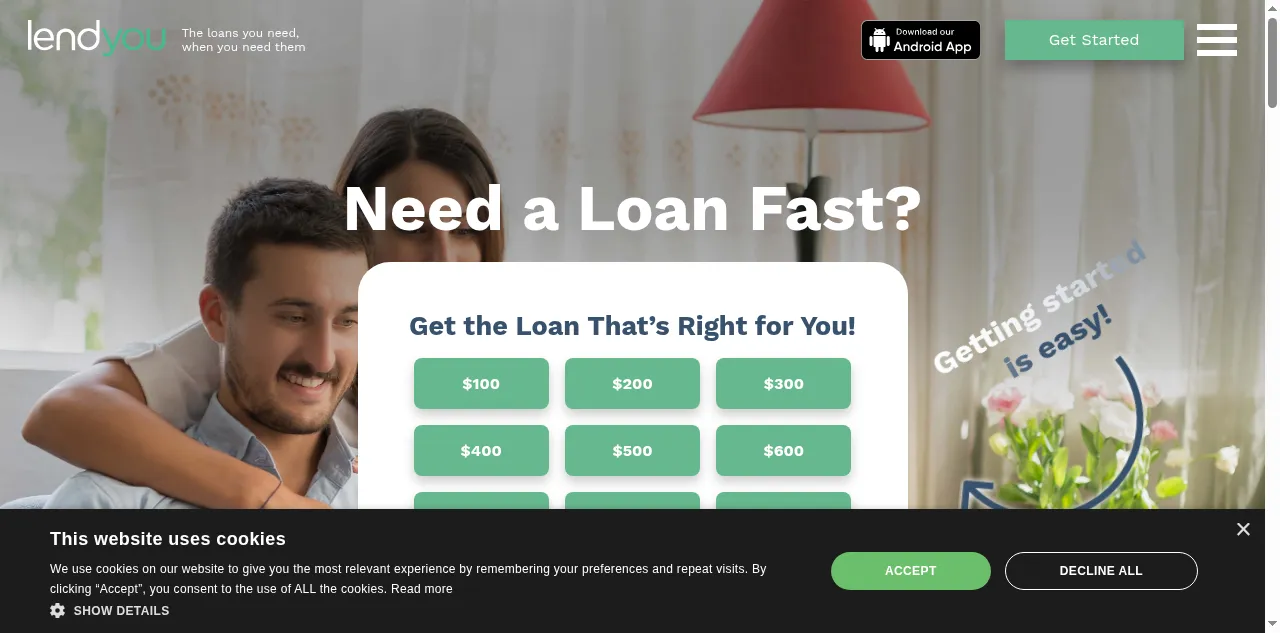 Preview of lendyou.com