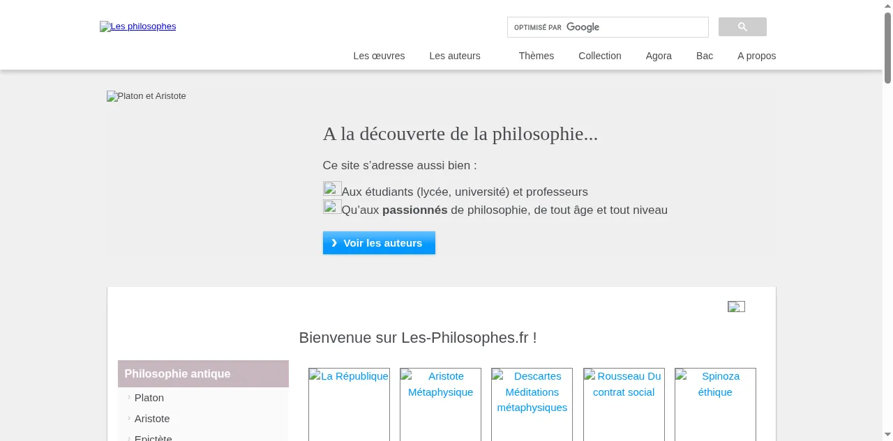 Preview of les-philosophes.fr