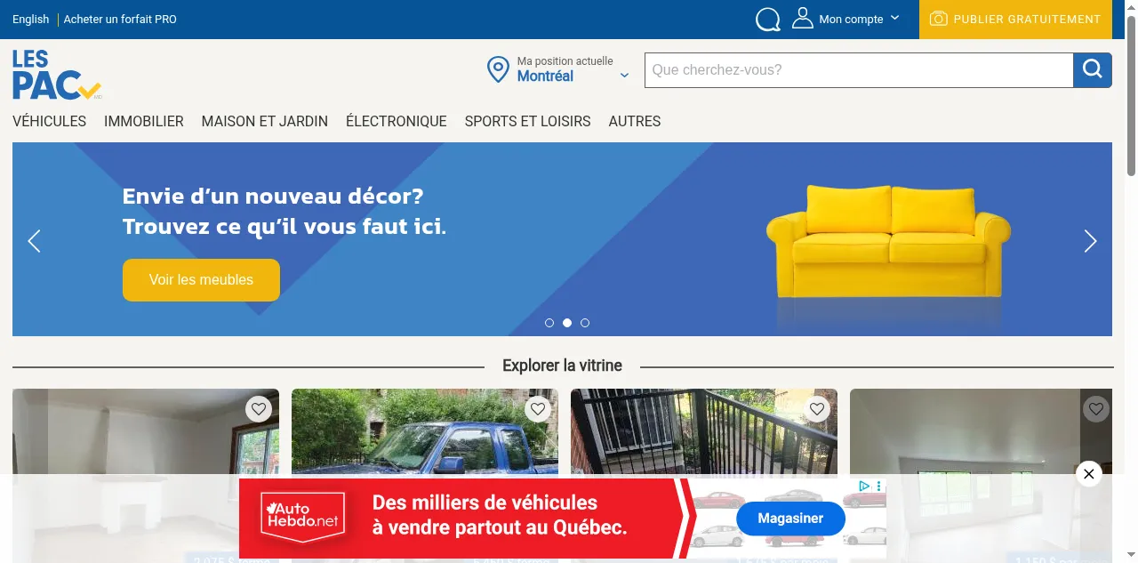 Preview of lespac.com