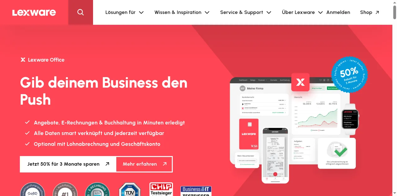 Preview of lexware.de
