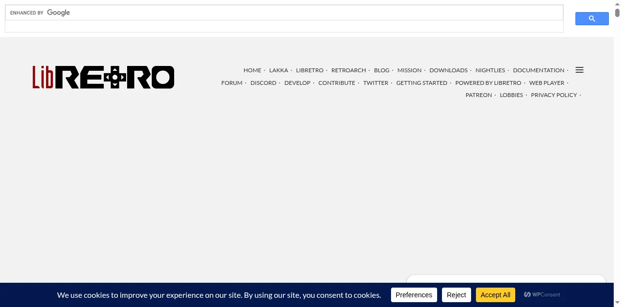 Preview of libretro.com