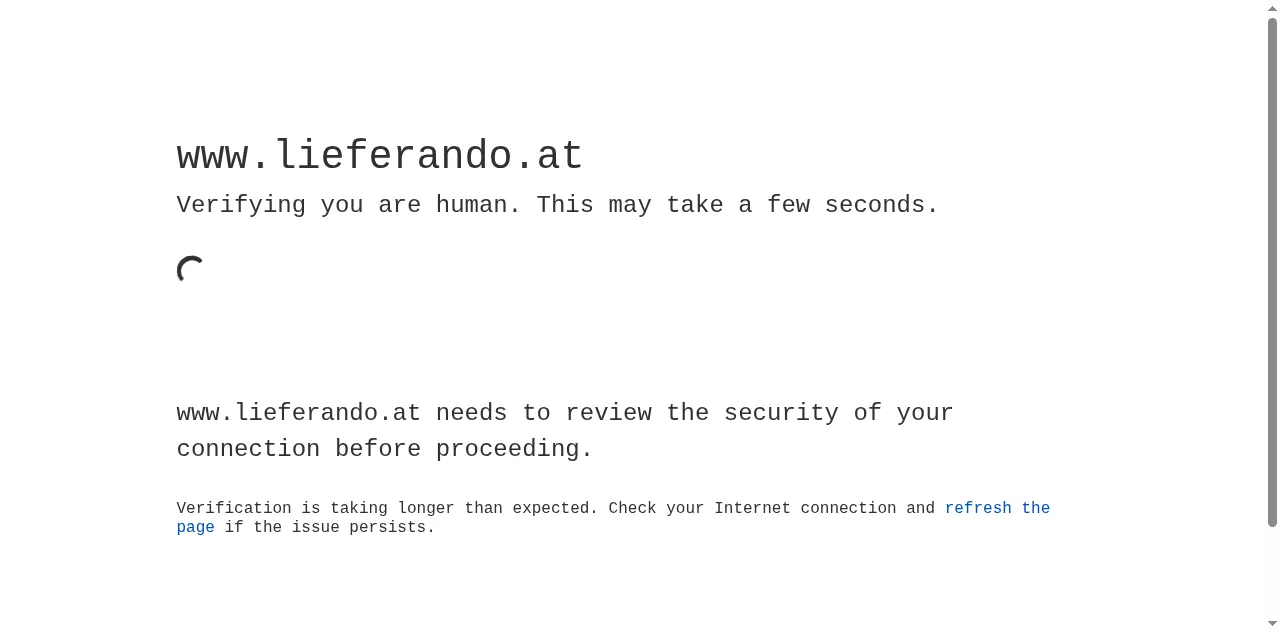 Preview of lieferando.at