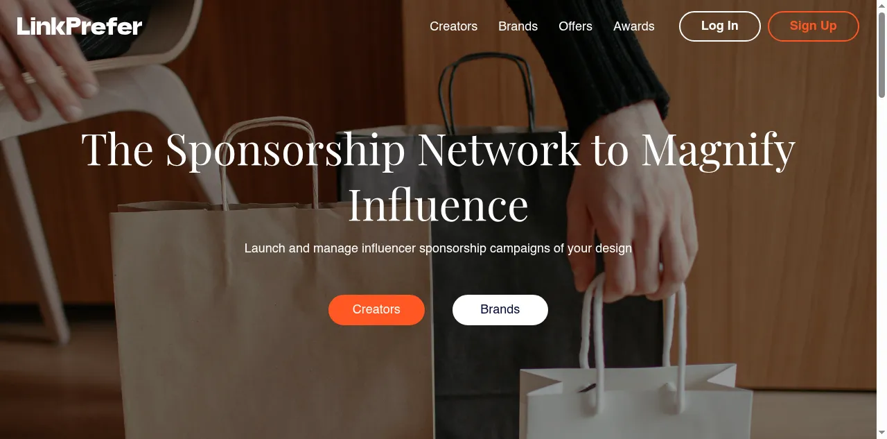 Preview of linkprefer.com