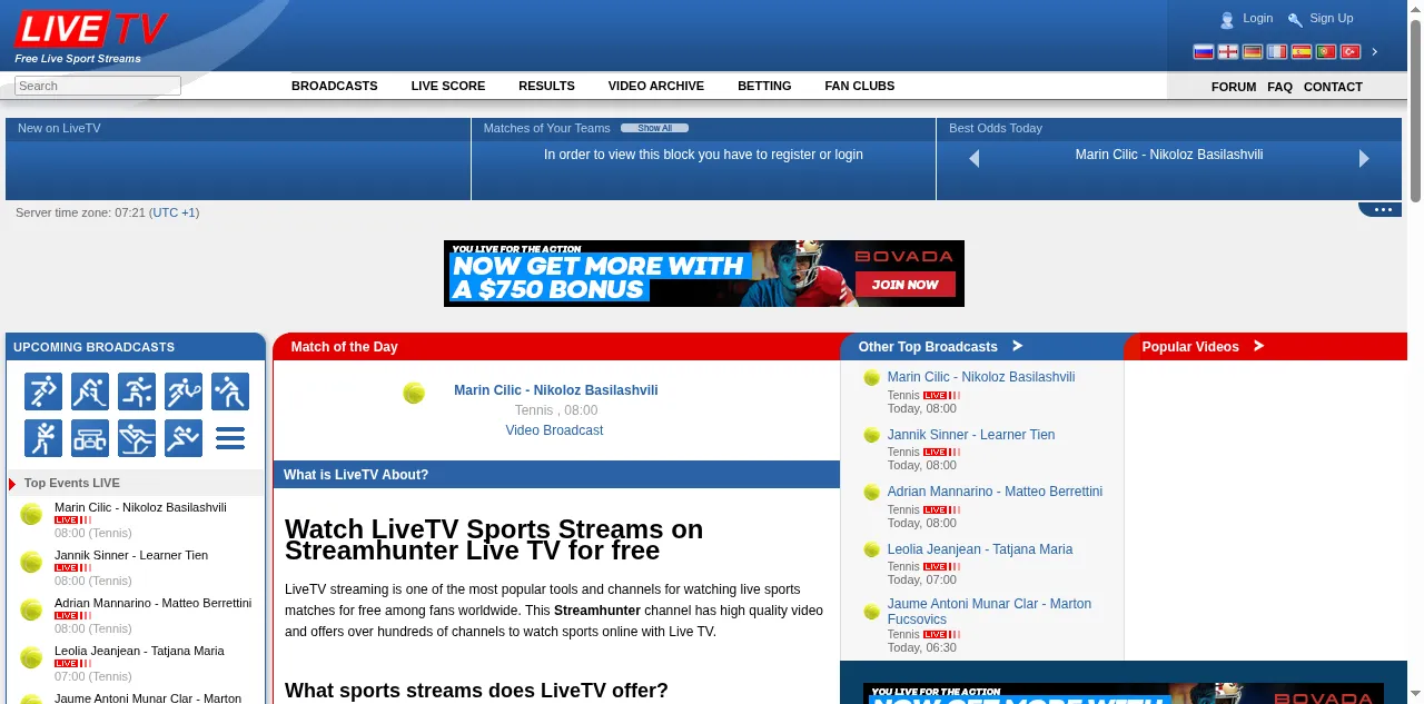 Preview of liveru.eu