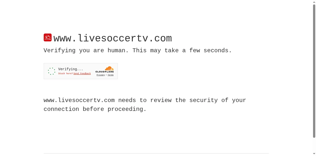 Preview of livesoccertv.com