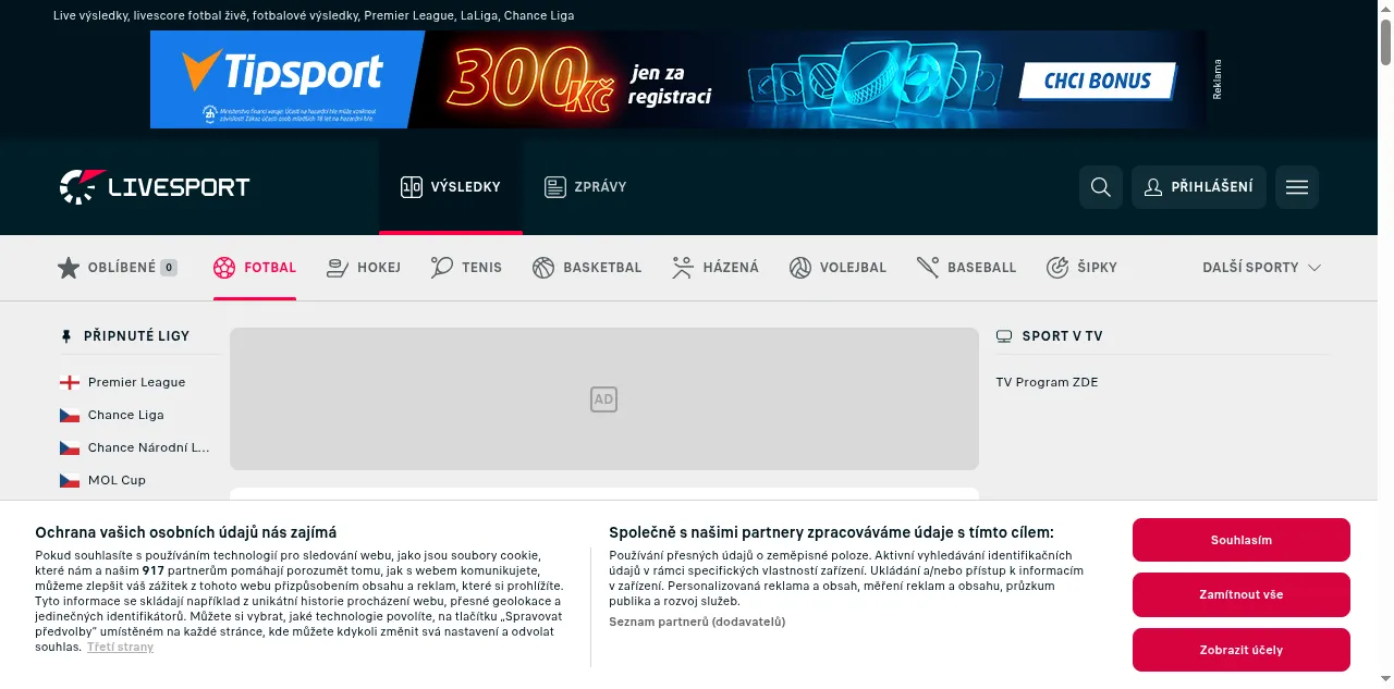 Preview of livesport.cz