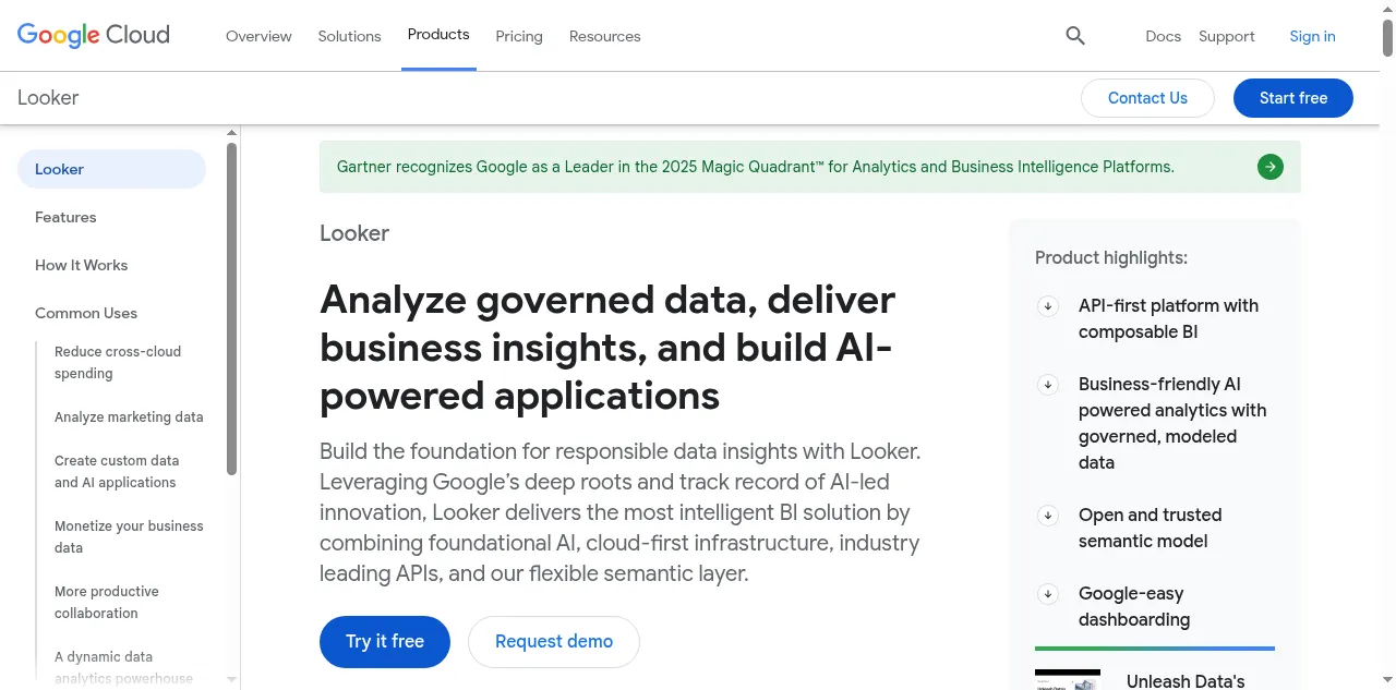 Preview of looker.com