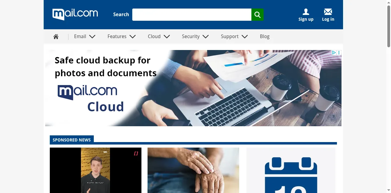 Preview of mail.com
