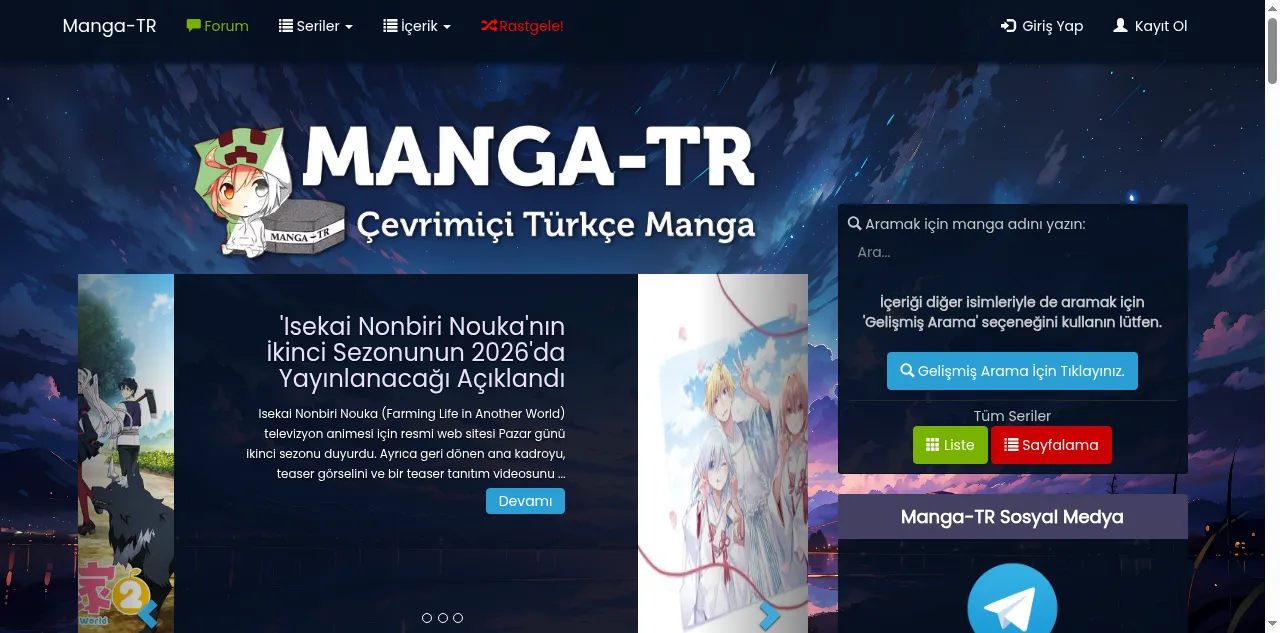Preview of manga-tr.com