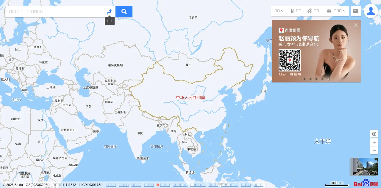 Preview of map.baidu.com