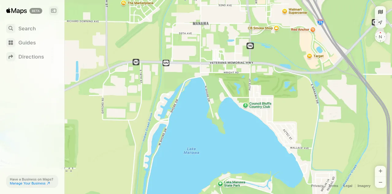 Preview of maps.apple.com