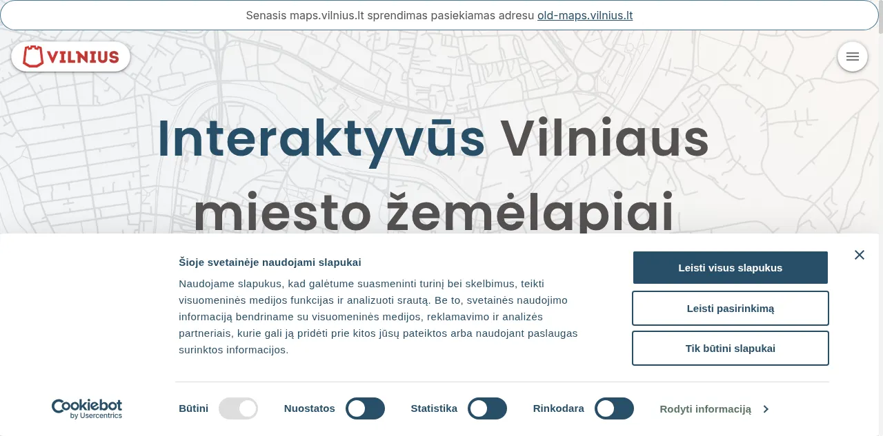 Preview of maps.vilnius.lt