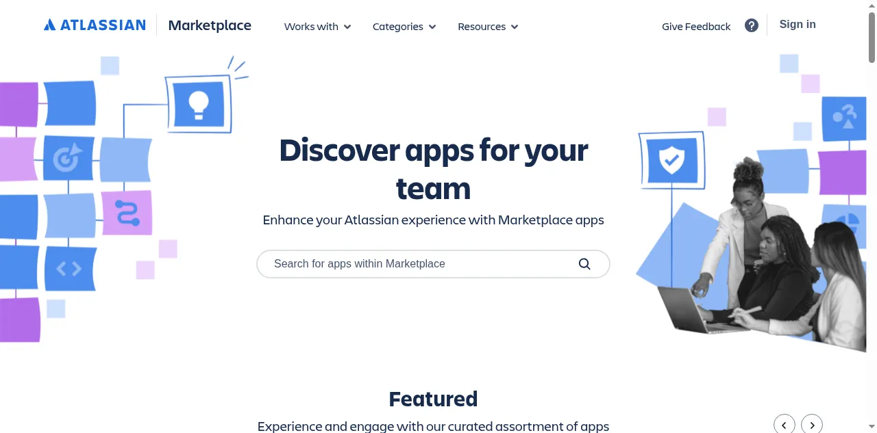 Preview of marketplace.atlassian.com
