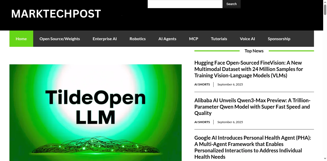 Preview of marktechpost.com