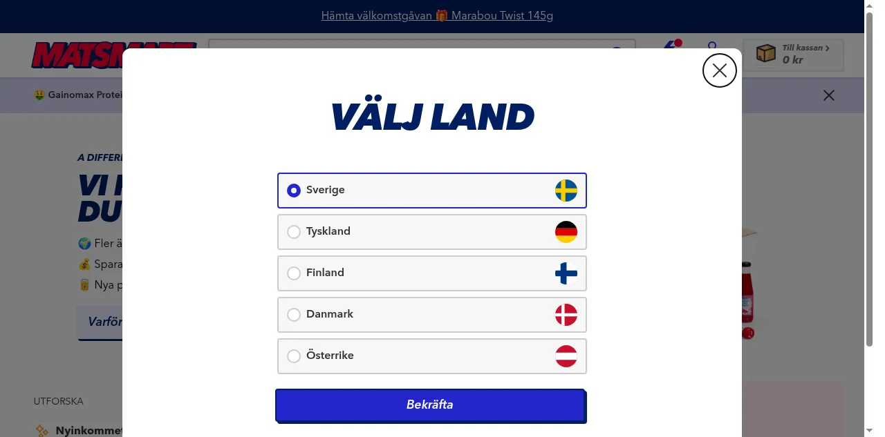 Preview of matsmart.se