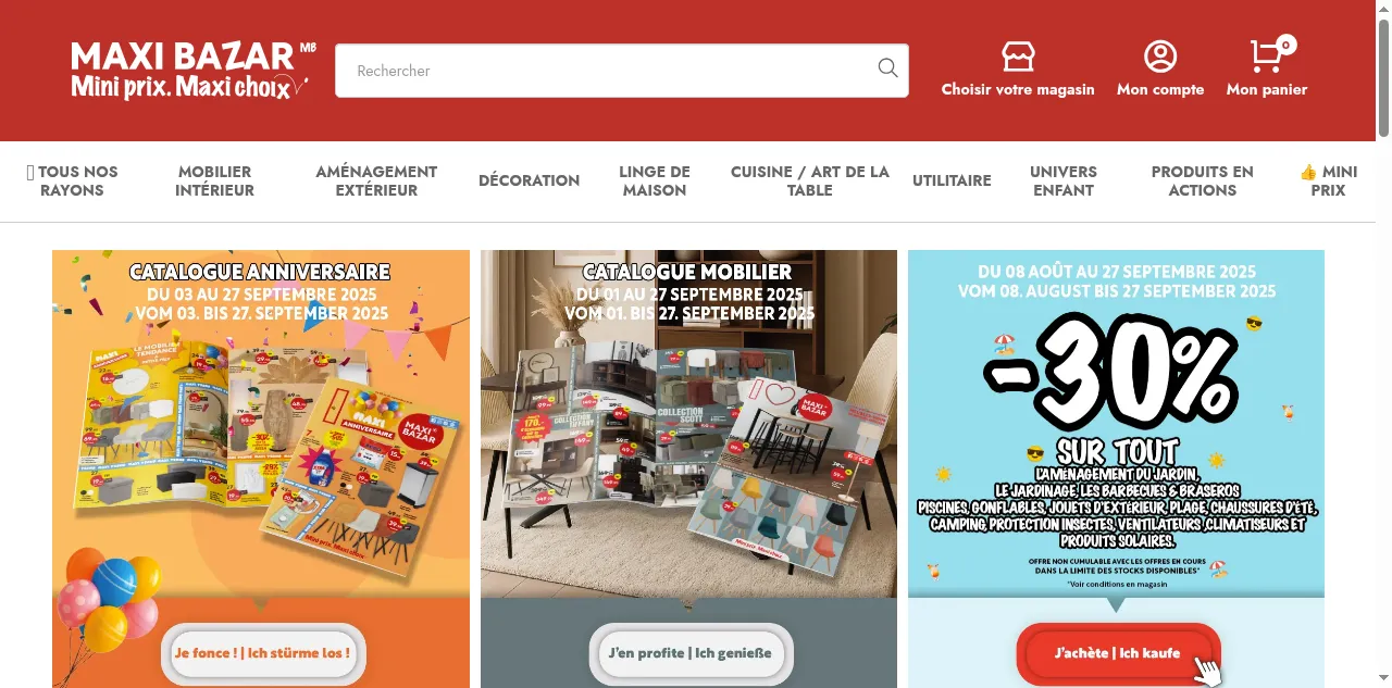 Preview of maxibazar.ch
