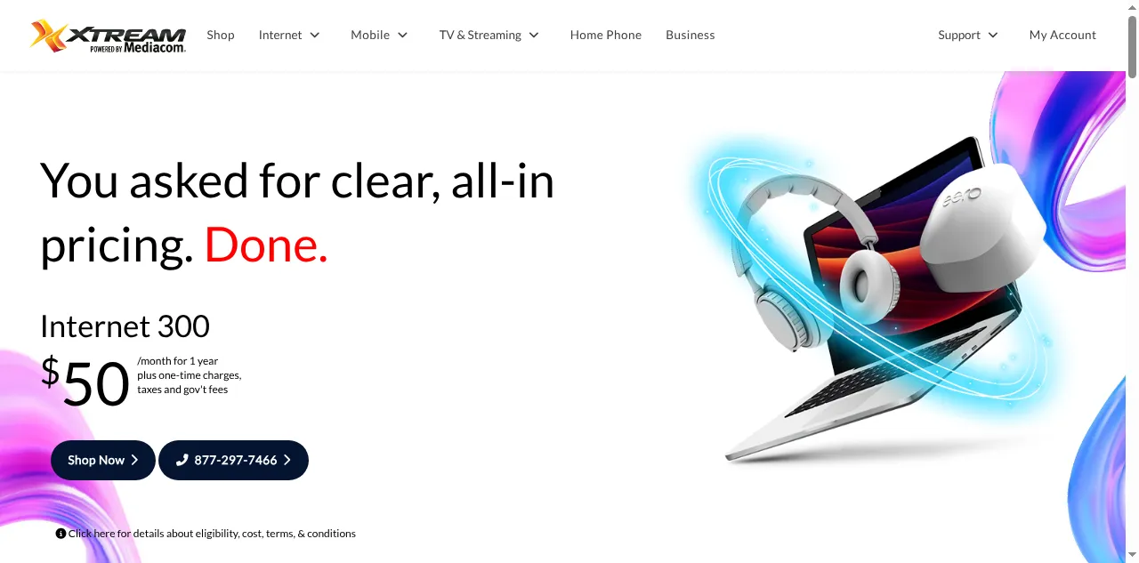 Preview of mediacomcable.com