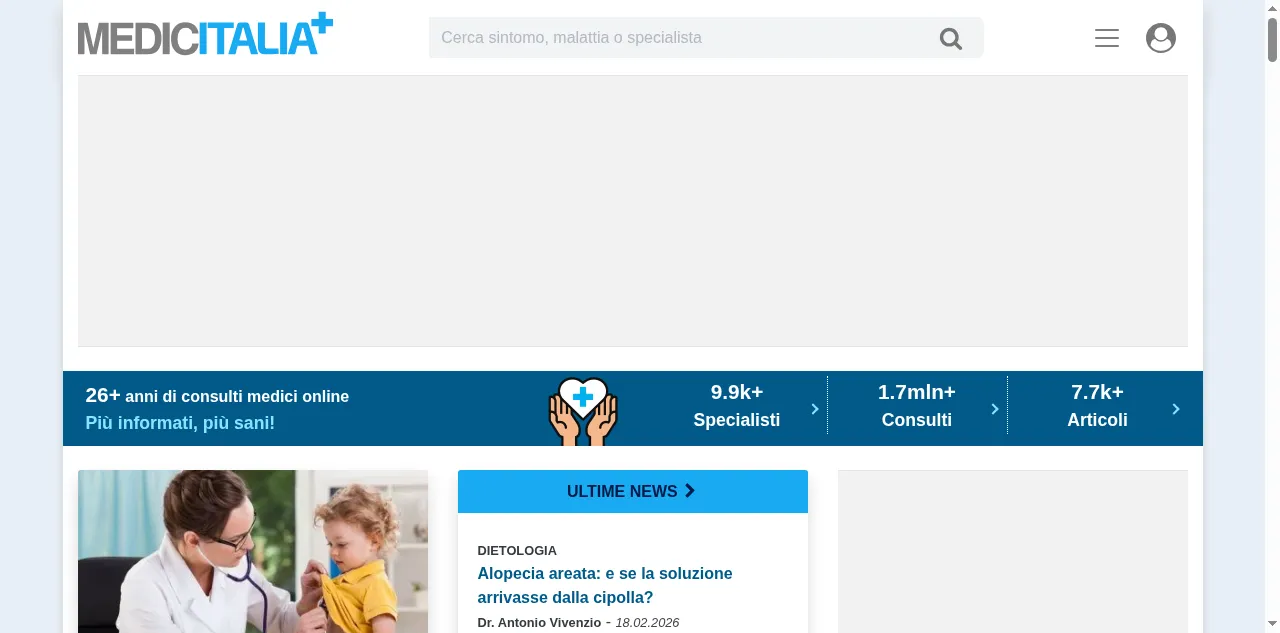 Preview of medicitalia.it